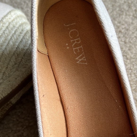 J.Crew cream color wedges worn once - Picture 3 of 6
